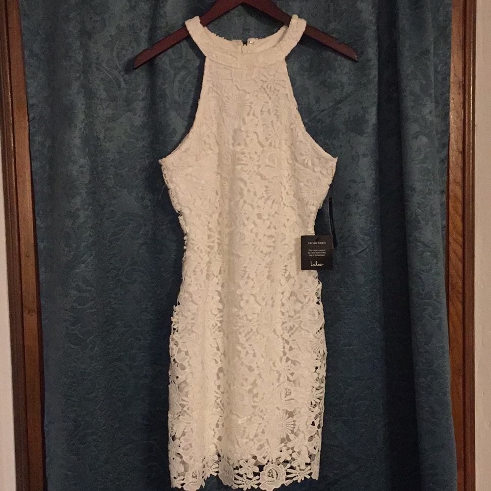 Lulu’s NWT Love Poem Ivory Lace Dress